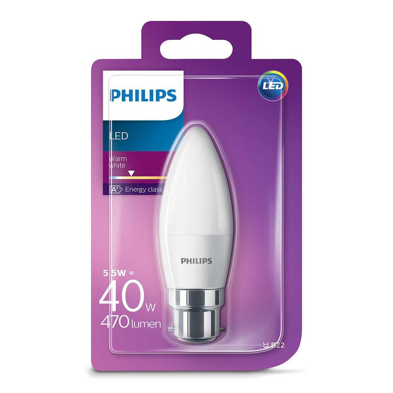 Philips LED 6W/40W BC(B22) Bulb