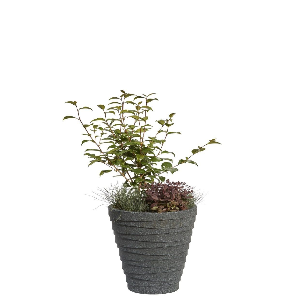 Trojan Planter Granite - 38cm