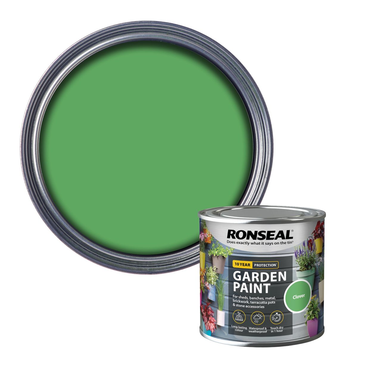 Ronseal 250ml Garden Paint Clover