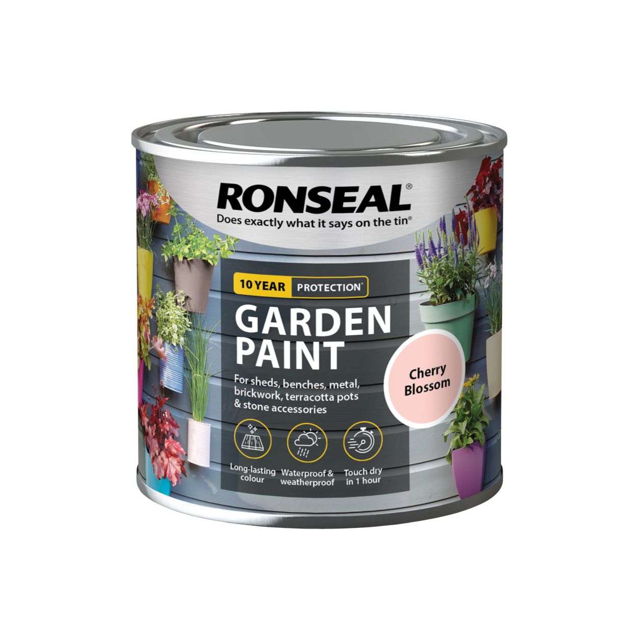 Ronseal 250ml Garden Paint Cherry Blossom