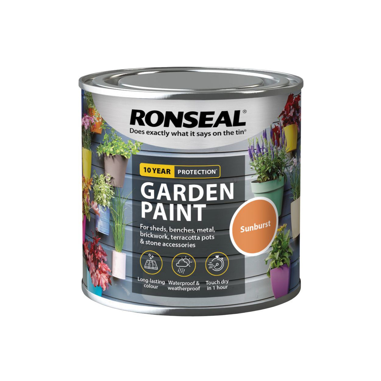Ronseal 250ml Garden Paint Sunburst
