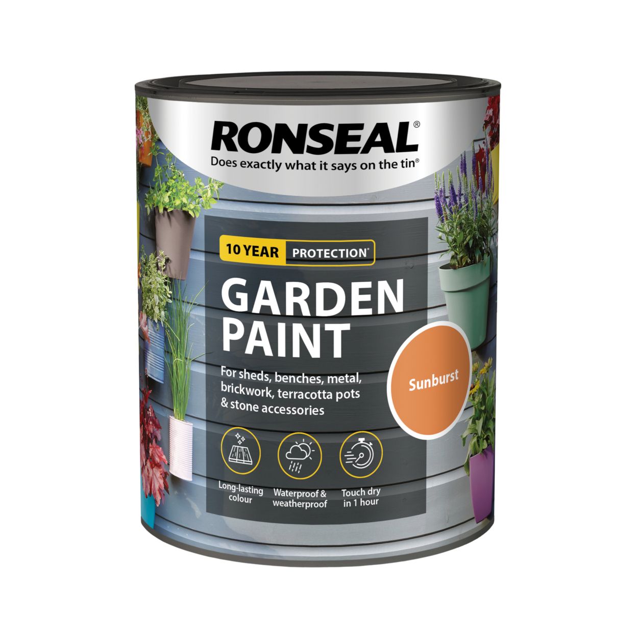 Ronseal 750ml Garden Paint Sunburst