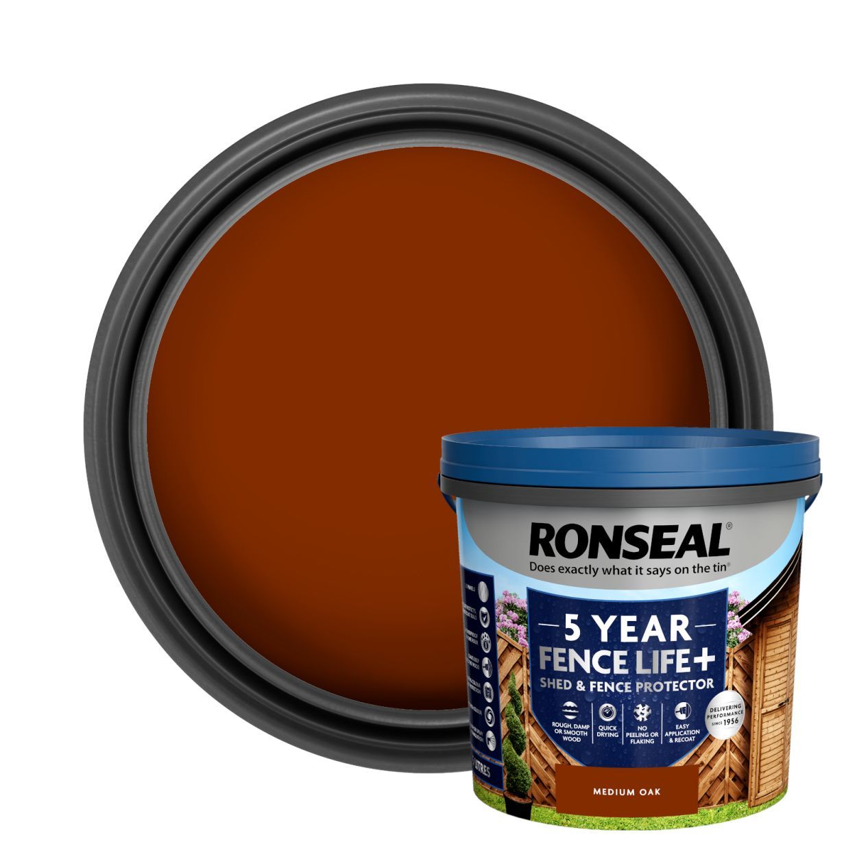 Ronseal 5 Litre Fencelife Plus Medium Oak