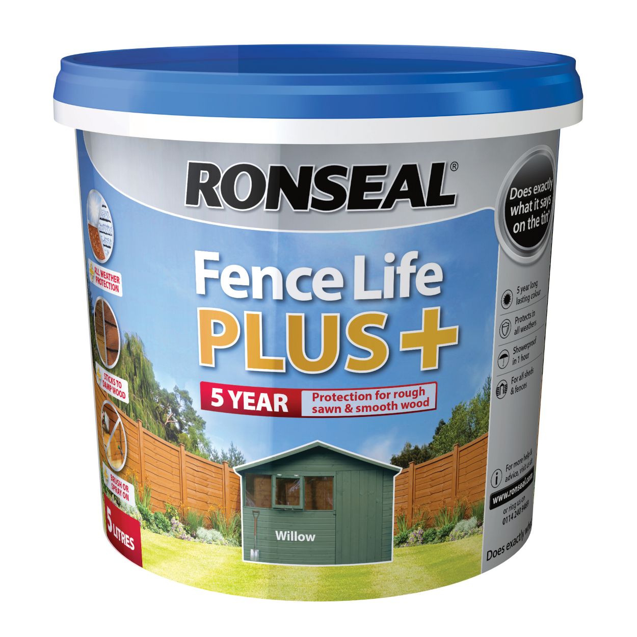 Ronseal 5 Litre Fencelife Plus Willow