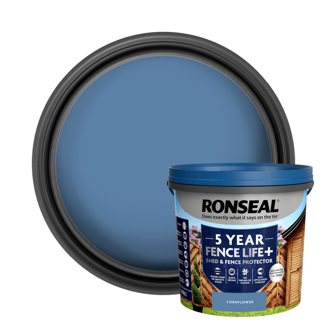 Ronseal 5L Fence Life Plus Cornflower