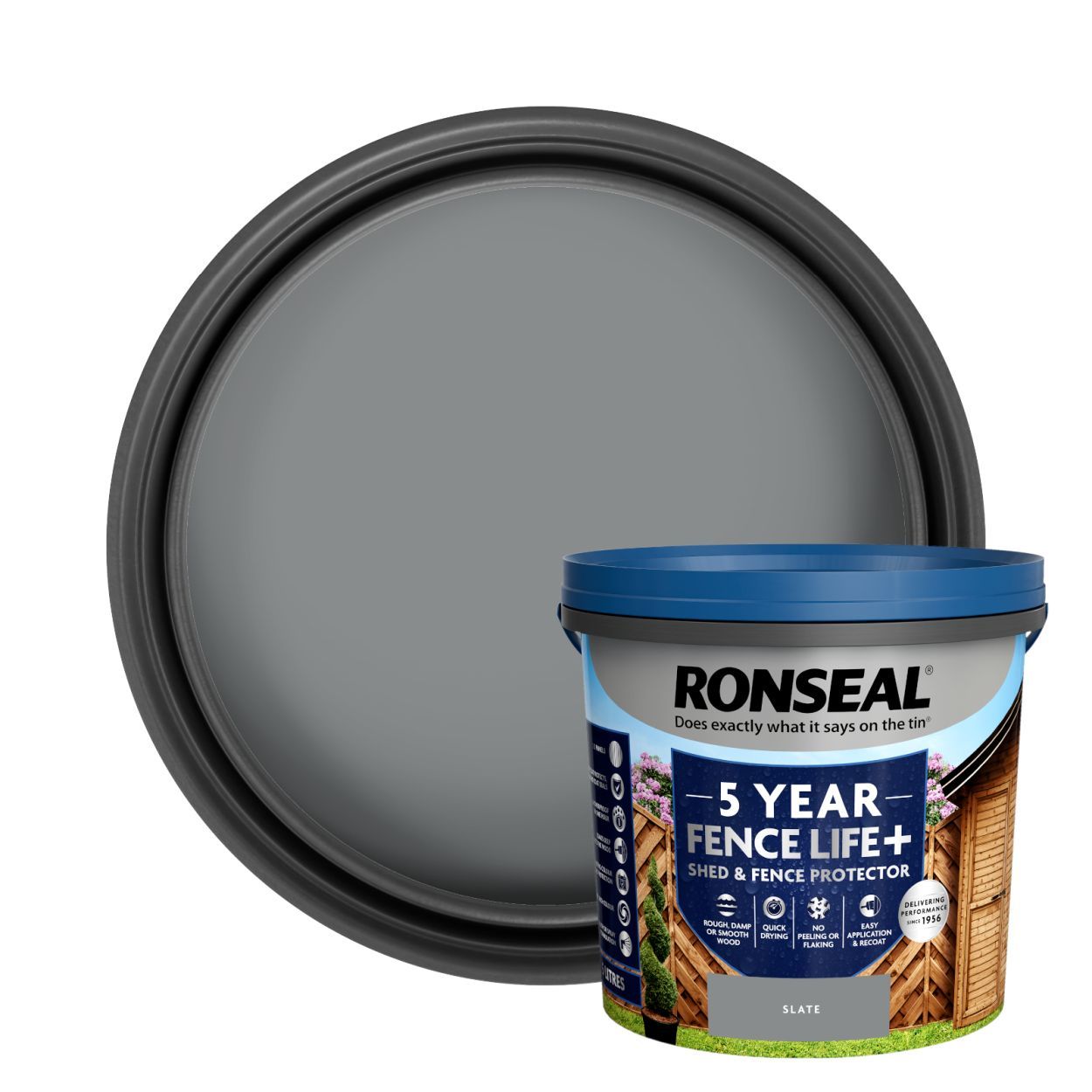 Ronseal 5 Litre Fencelife Plus Slate