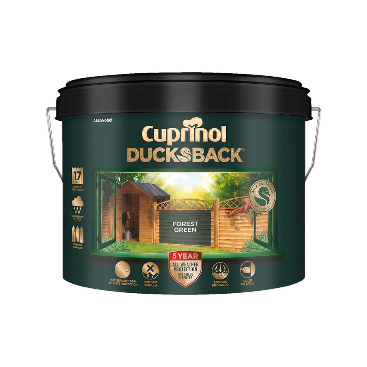 Cuprinol Ducksback Forest Green 9L