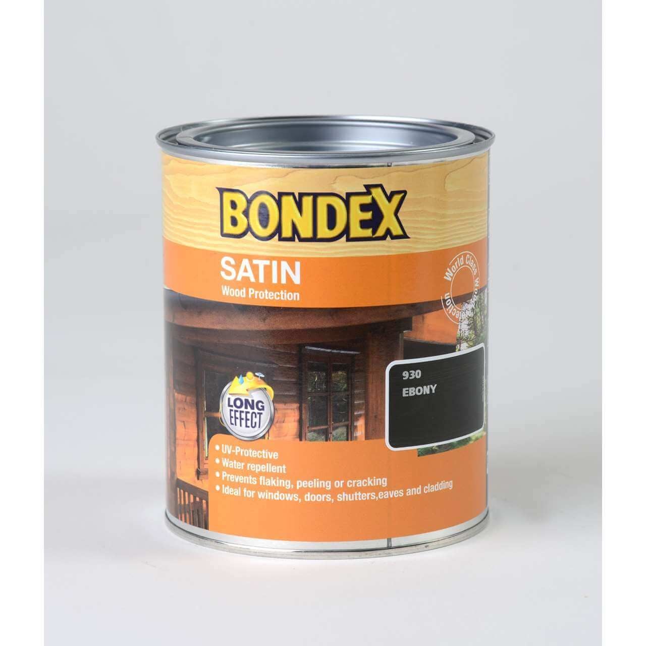 Bondex 750ml Satin Ebony