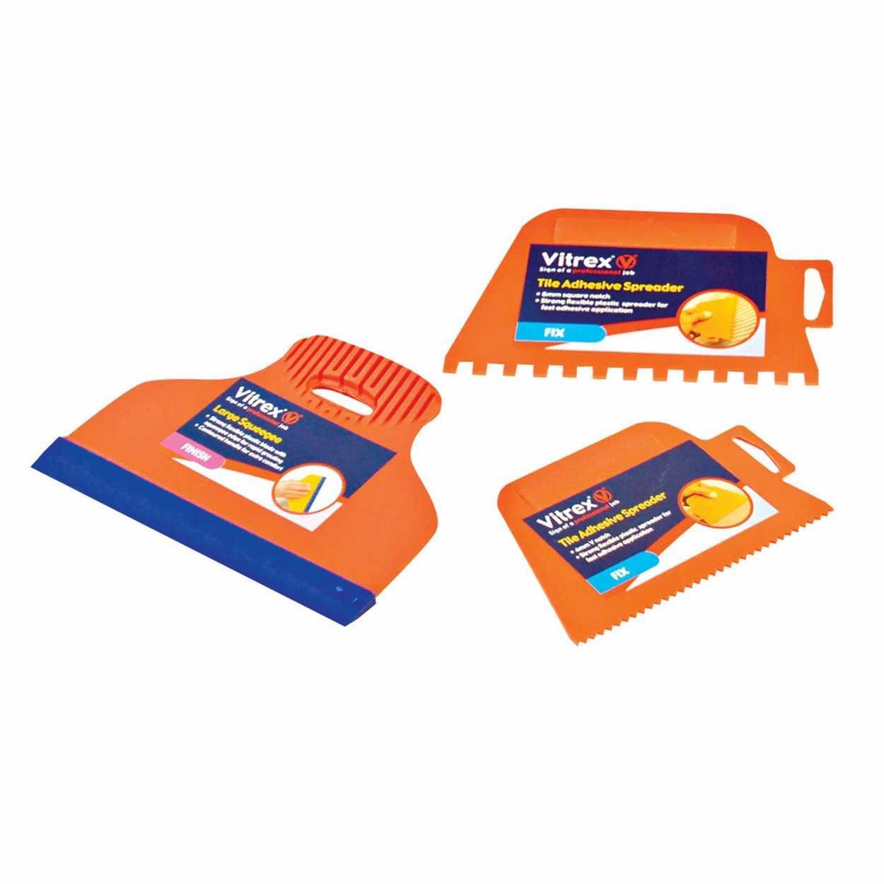 Vitrex Grout Squeegee & Spreader Set