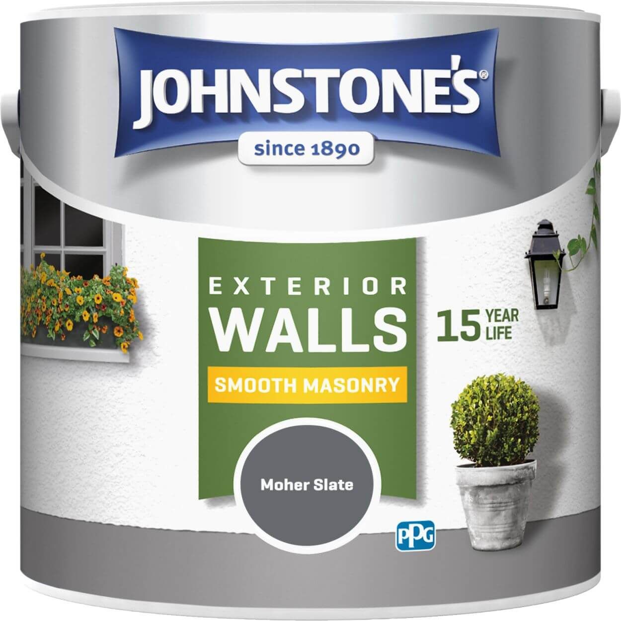 Johnstone's Smooth Masonry Moher Slate 2.5ltr