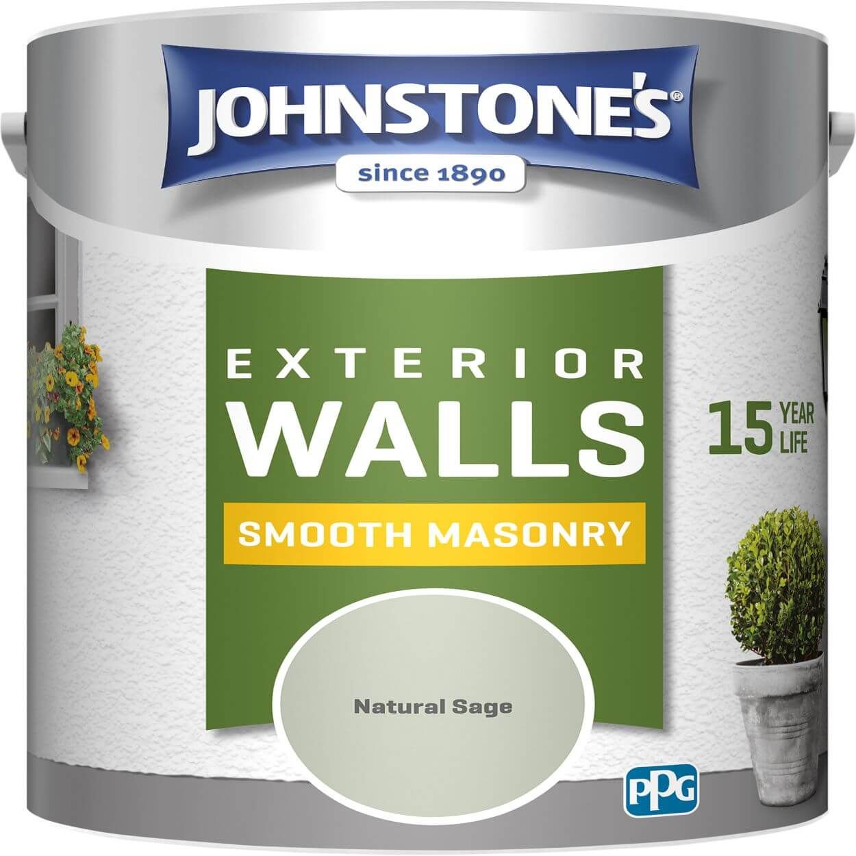 Johnstone's  Smooth Masonry Natural Sage 5ltr