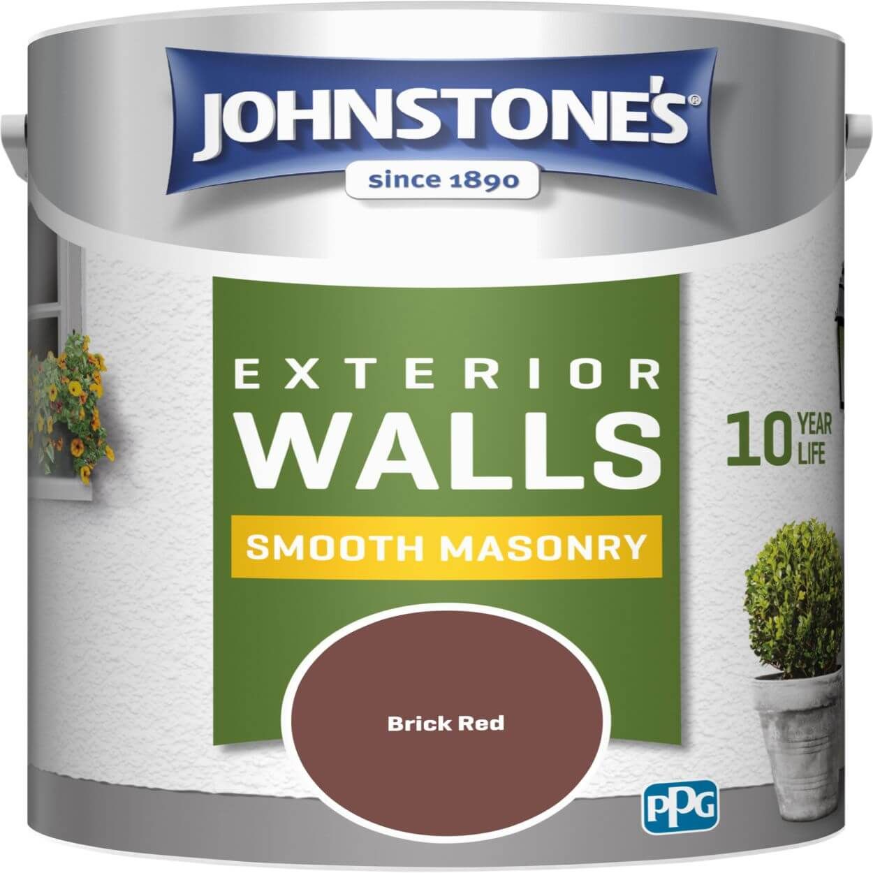 Johnstone's Smooth Masonry Brick Red 5ltr