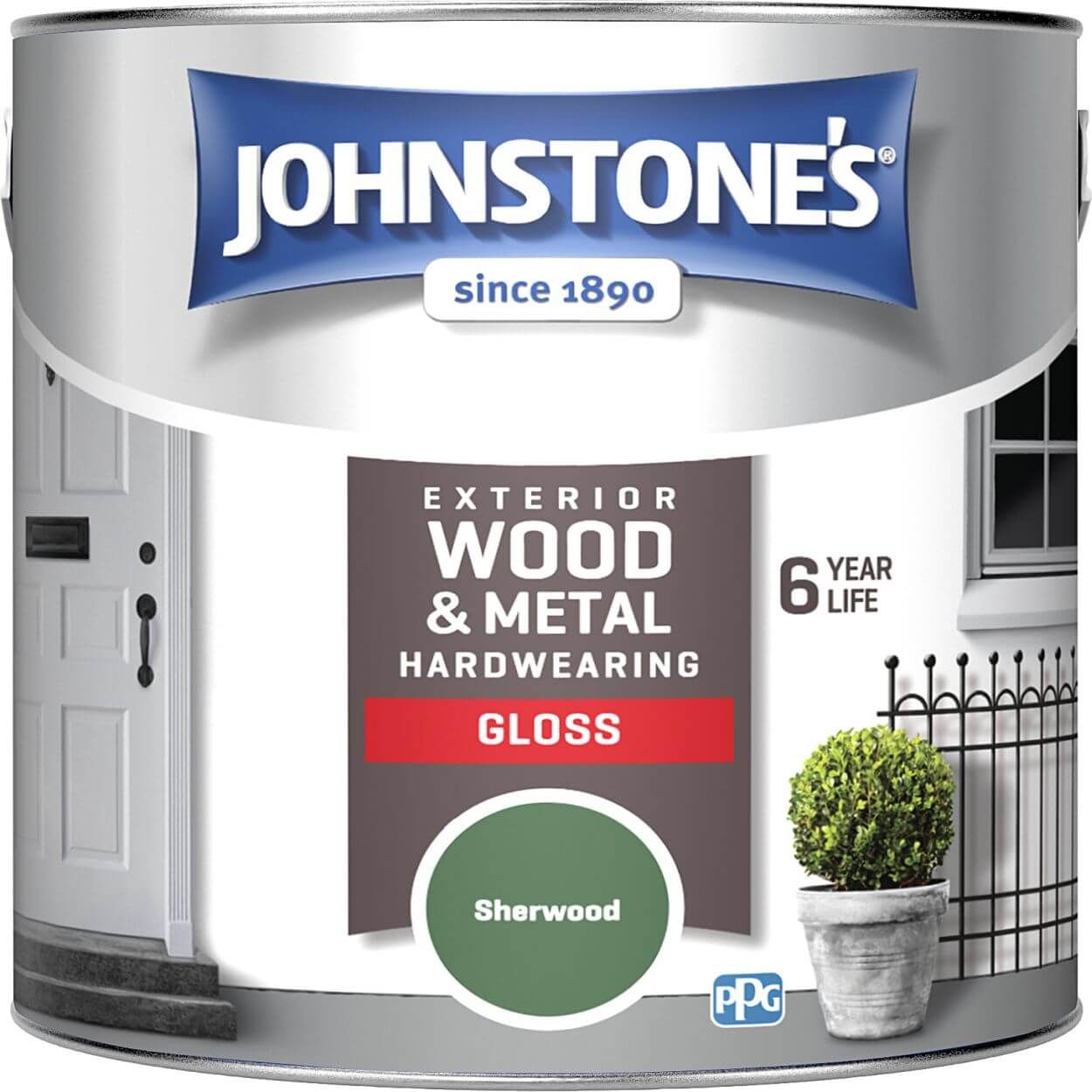 Johnstone's  Exterior Gloss Sherwood 2.5ltr