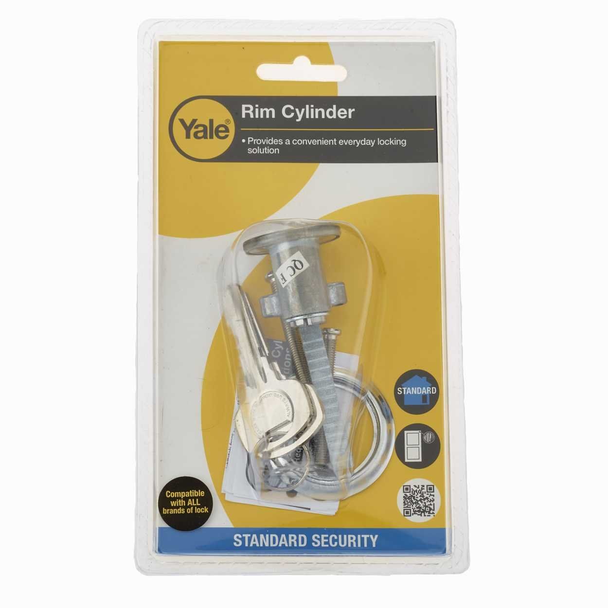 Yale Replacement Cylinder Chrome