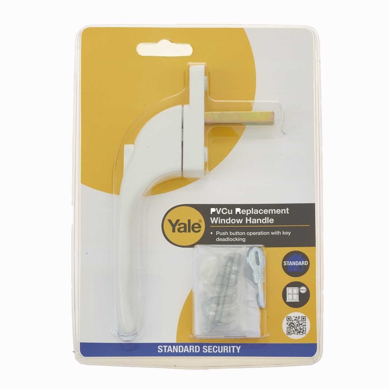 Yale PVC Window Handle White