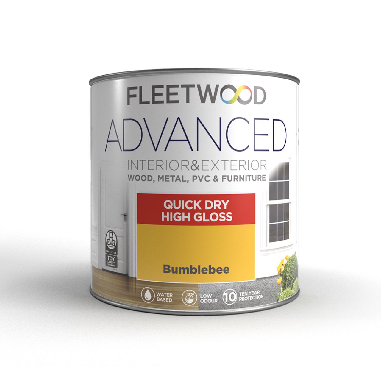 Fleetwood 750ml Advanced Quick Dry Gloss Bumblebee