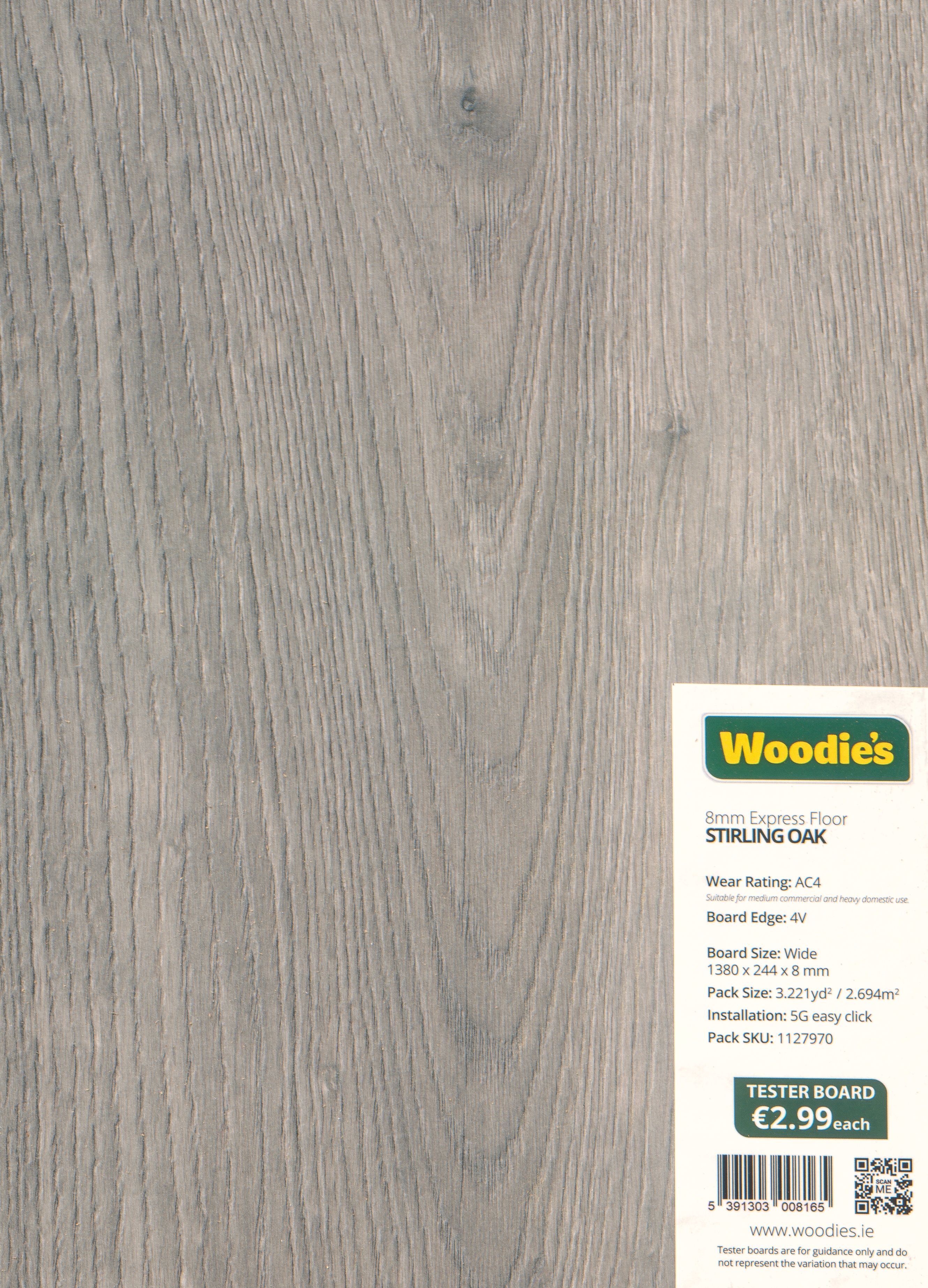 Sample 8mm Stirling Oak 4V Express Floor