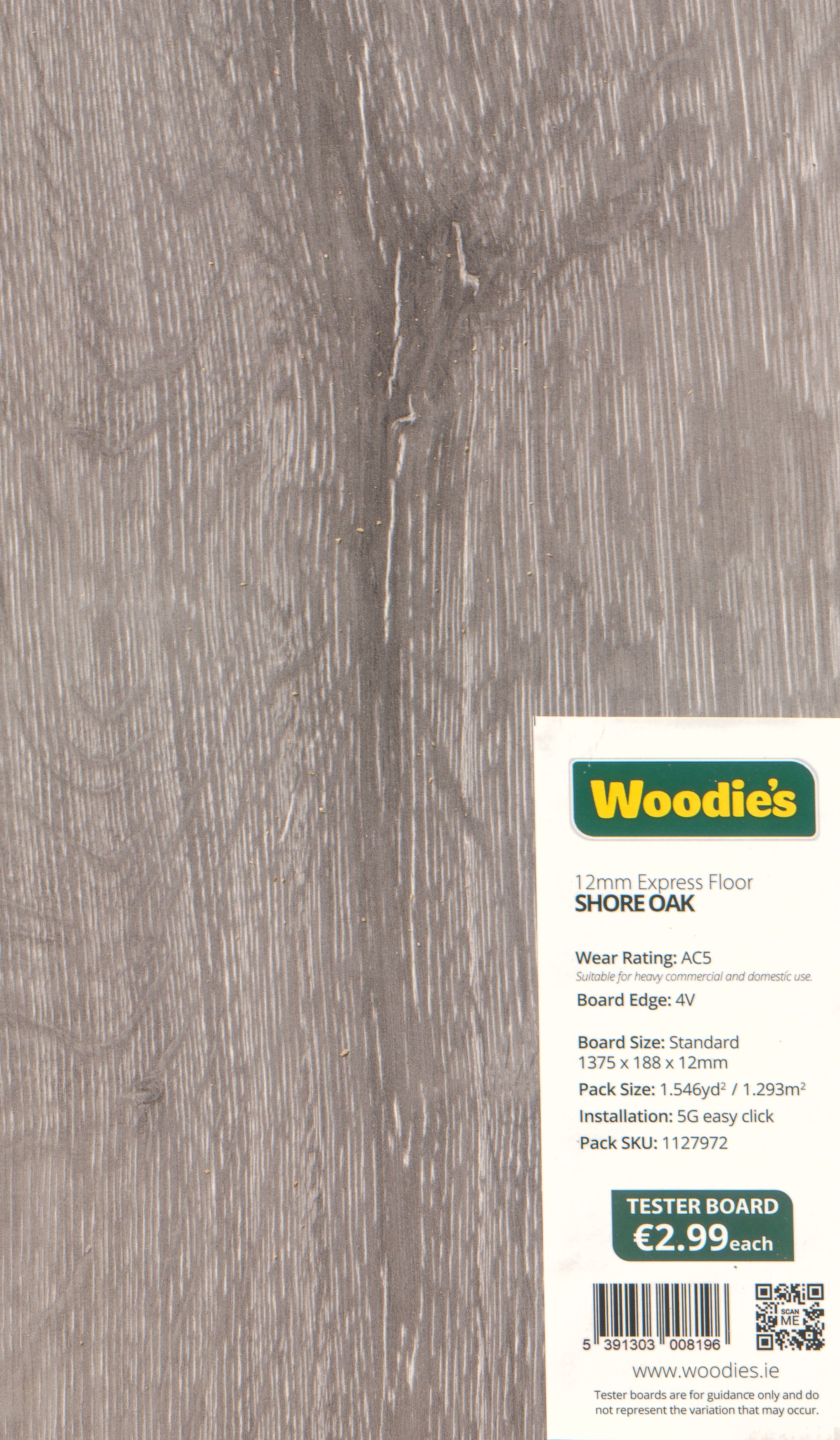 Sample 12mm Shore Oak 4V Express Floor