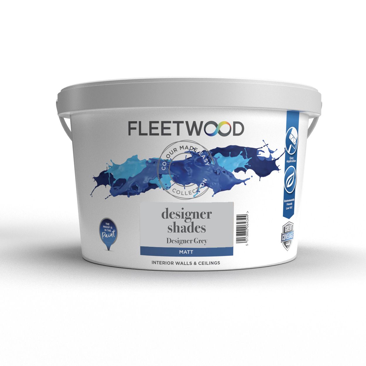 Fleetwood 10 Litre Designer Matt Designer Grey