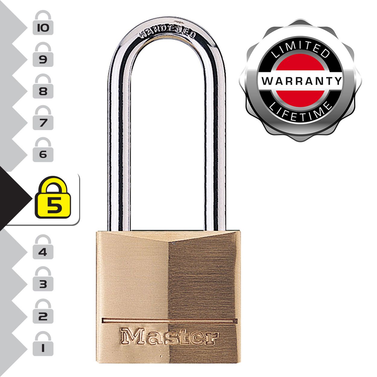 Master Lock 40mm Long Shackle Padlock