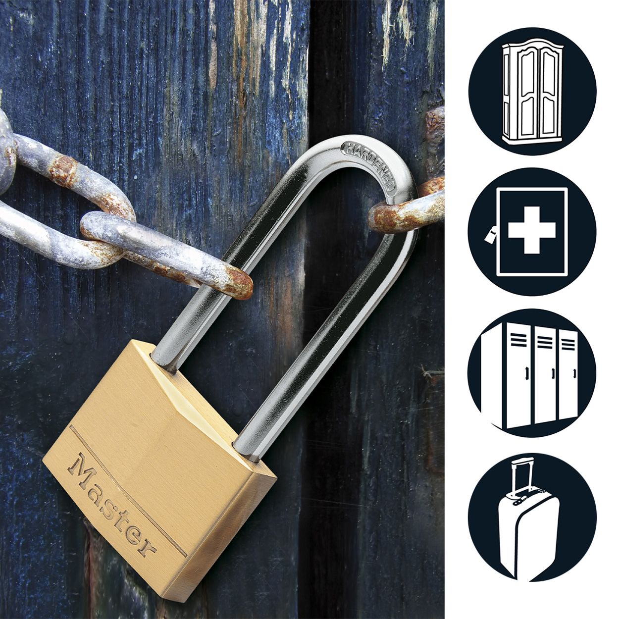 Master Lock 40mm Long Shackle Padlock