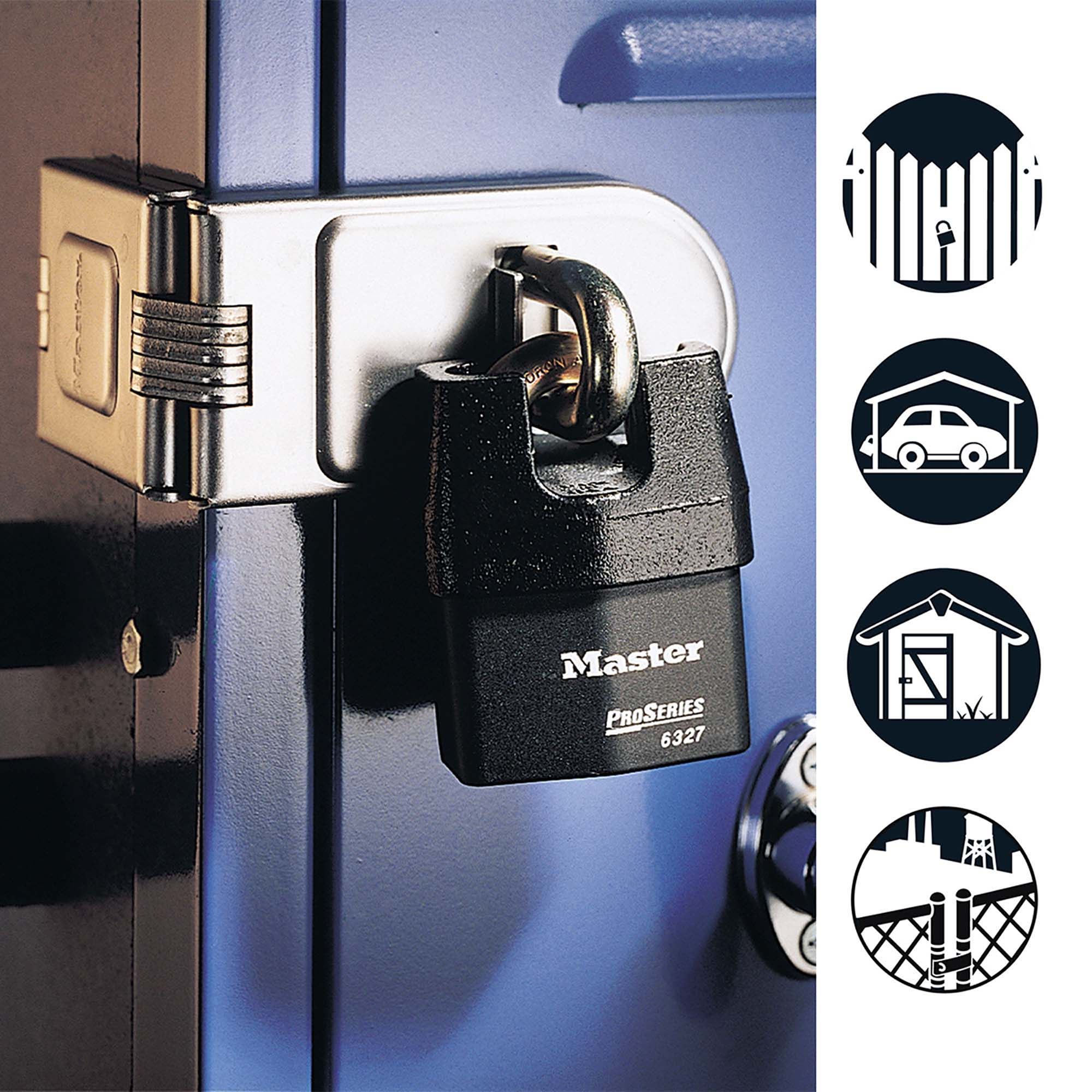 Master Lock 160mm Single Hinge Hasp Lock