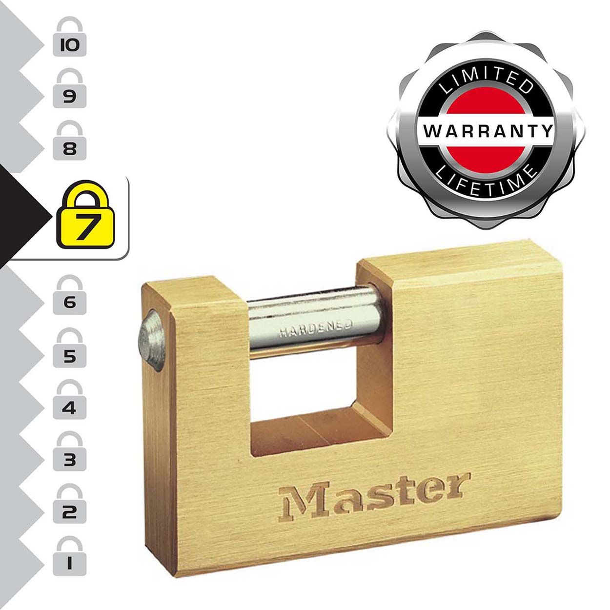 Master Lock 76mm Rectangular Keyed Padlock