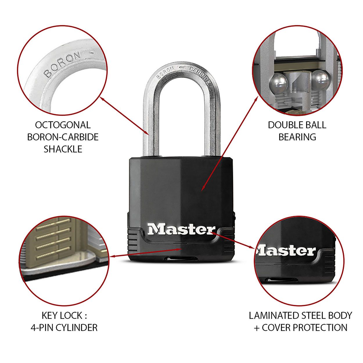 Master Lock 50mm Heavy Duty Padlock