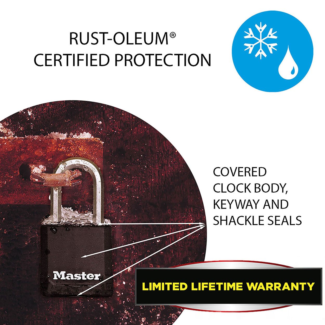 Master Lock 50mm Heavy Duty Padlock