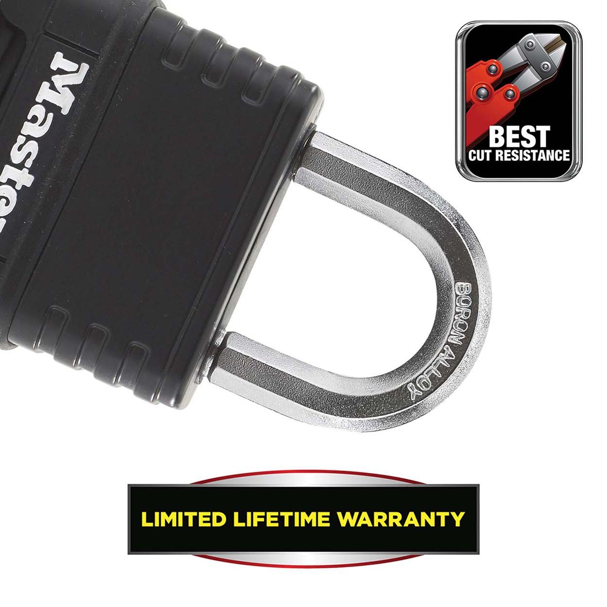 Master Lock Excell 57mm Heavy Duty Black Padlock