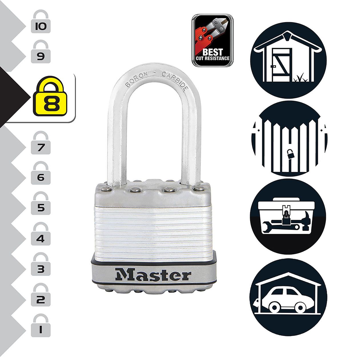 Master Lock Excell 45mm Laminated Steel Padlock