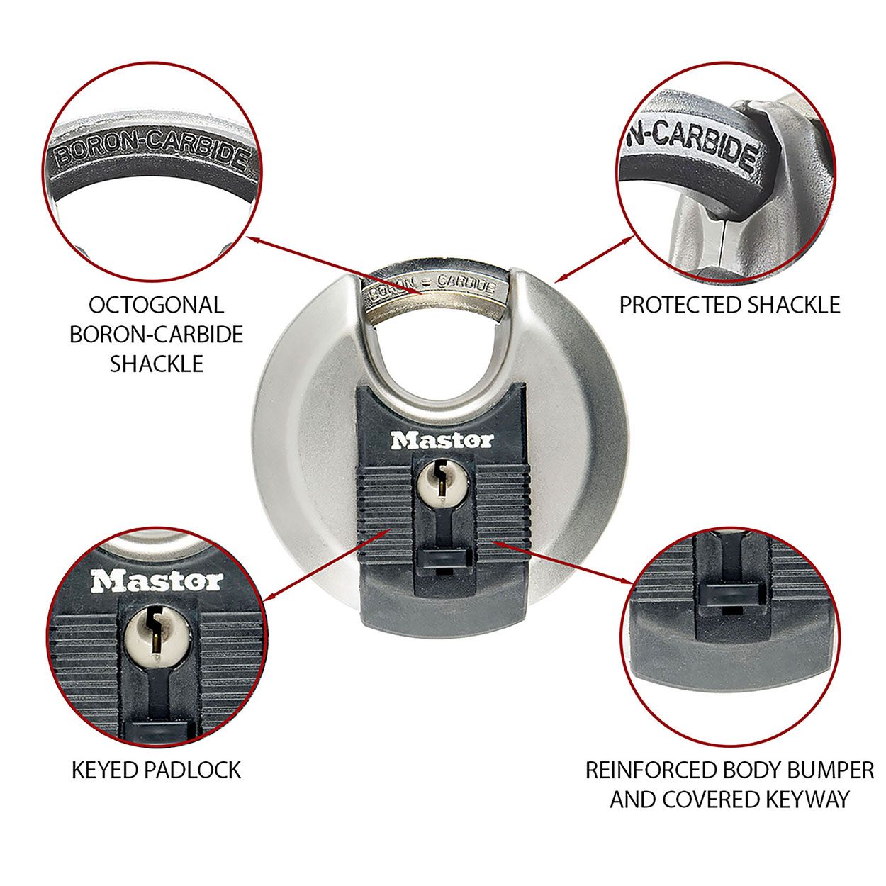 Master Lock 70mm Disc Padlock