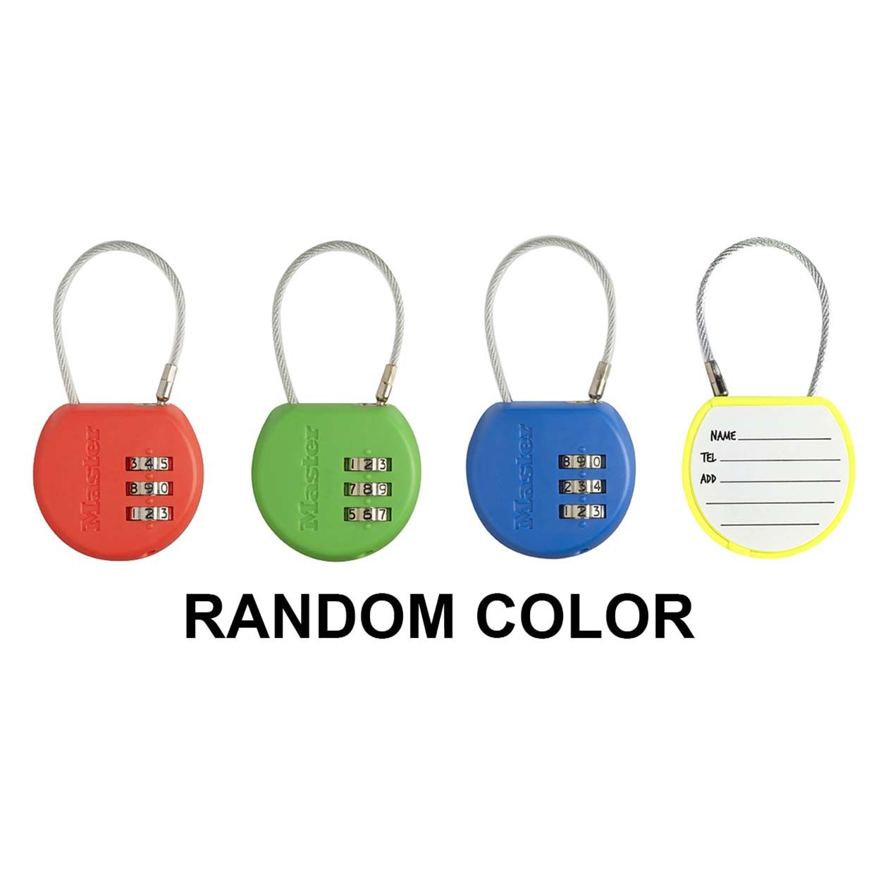 Master Lock 42mm Address Label Combination Padlock
