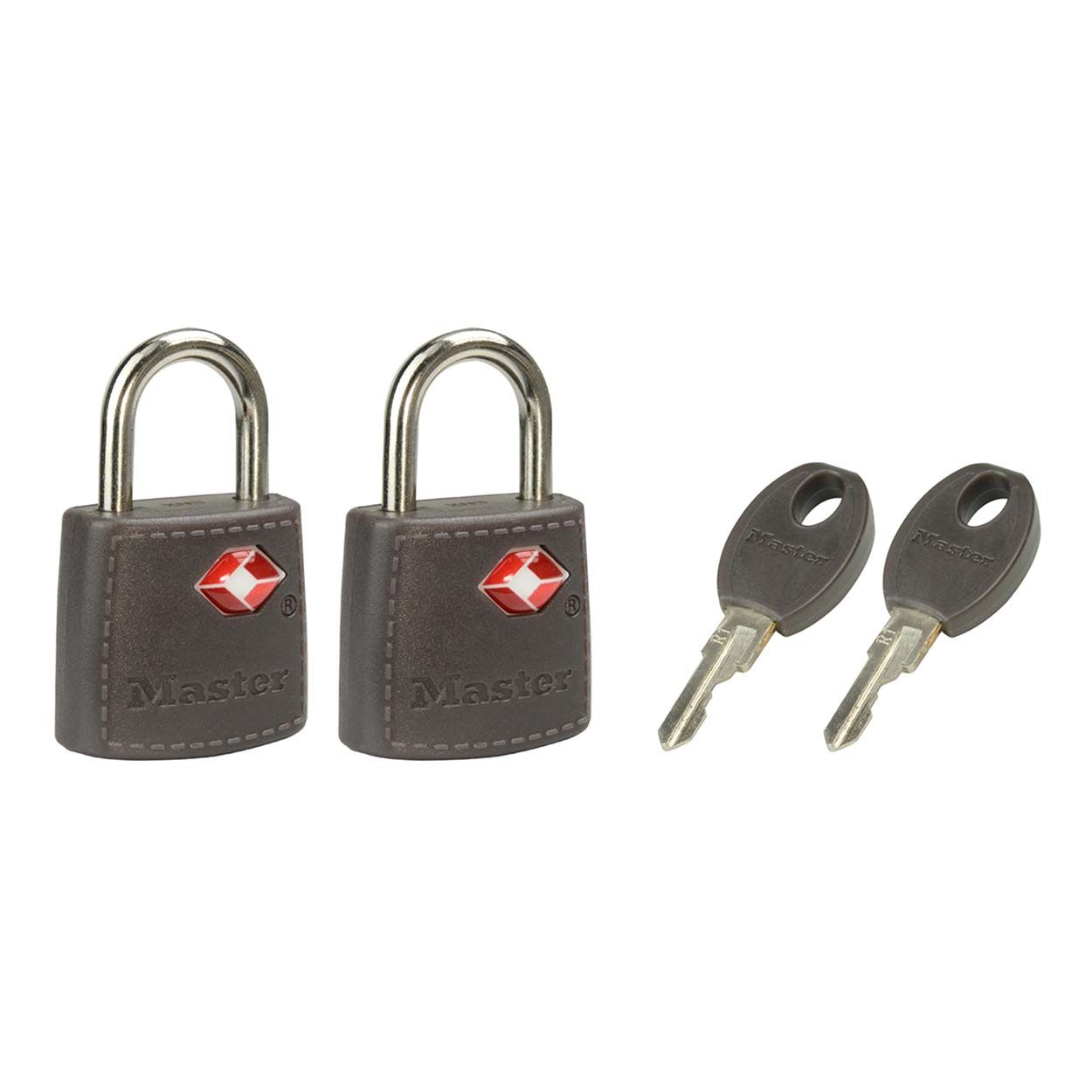 Master Lock 23mm Travel Keyed Padlocks - Twin Pack