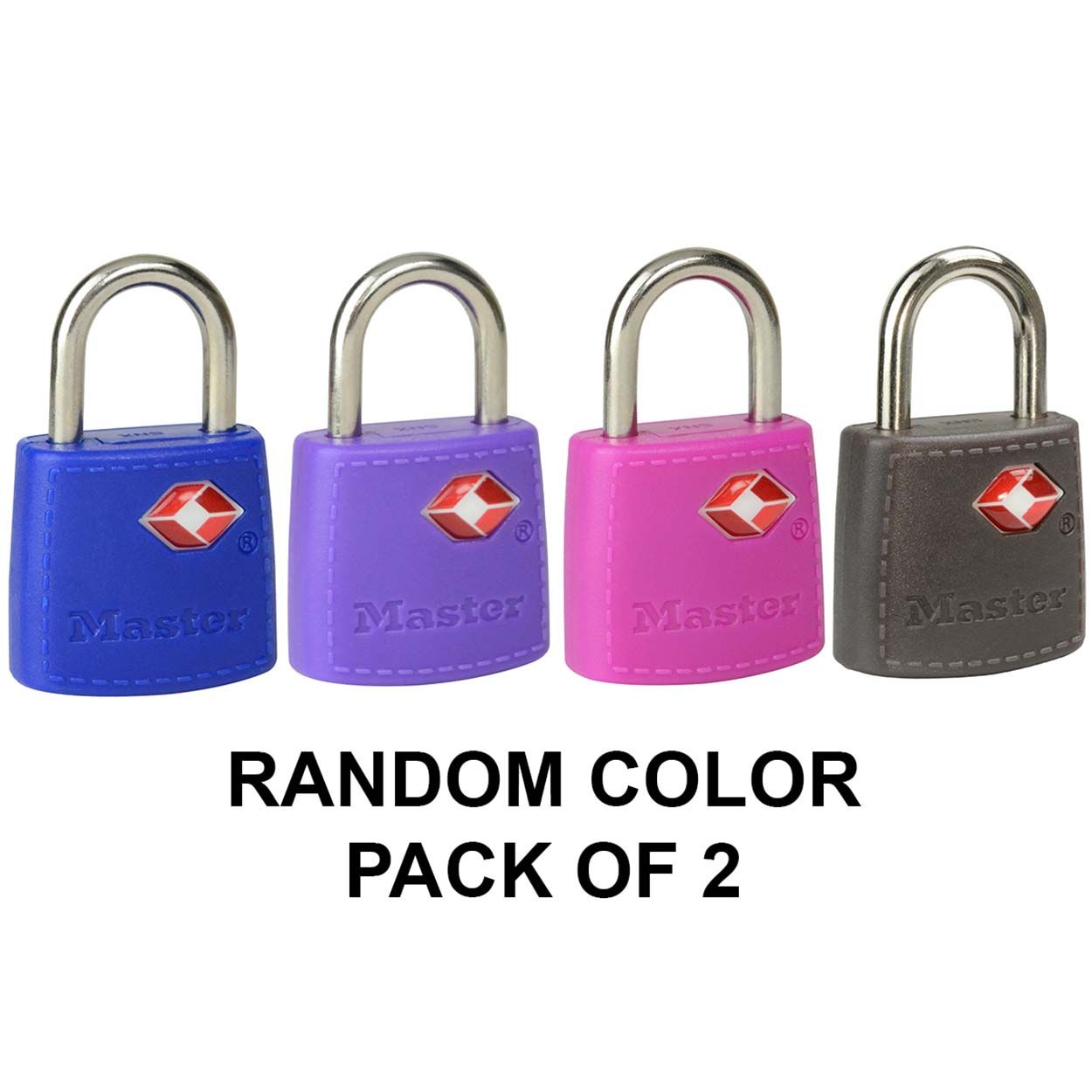 Master Lock 23mm Travel Keyed Padlocks - Twin Pack