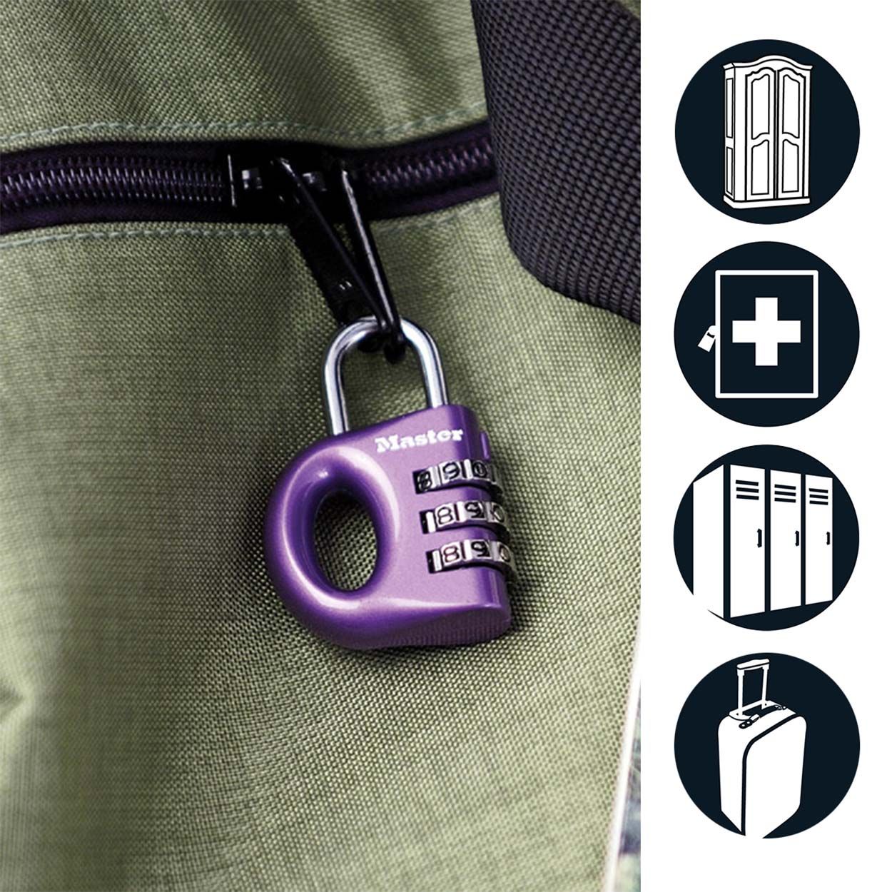 Master Lock 32mm Zinc Combination Padlock