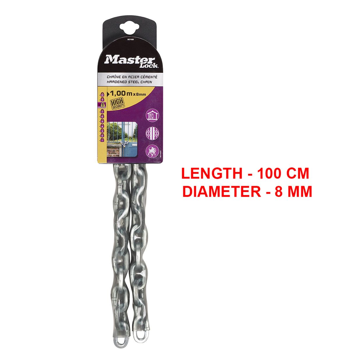 Master Lock 1m Hardened Steel Chain