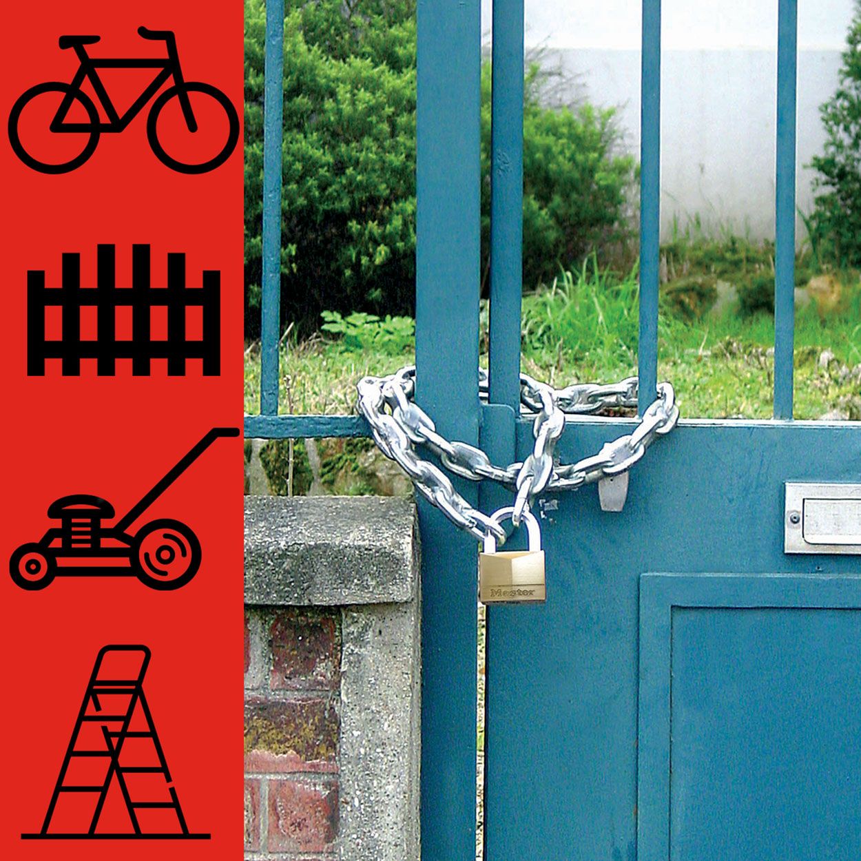 Master Lock 1m Hardened Steel Chain