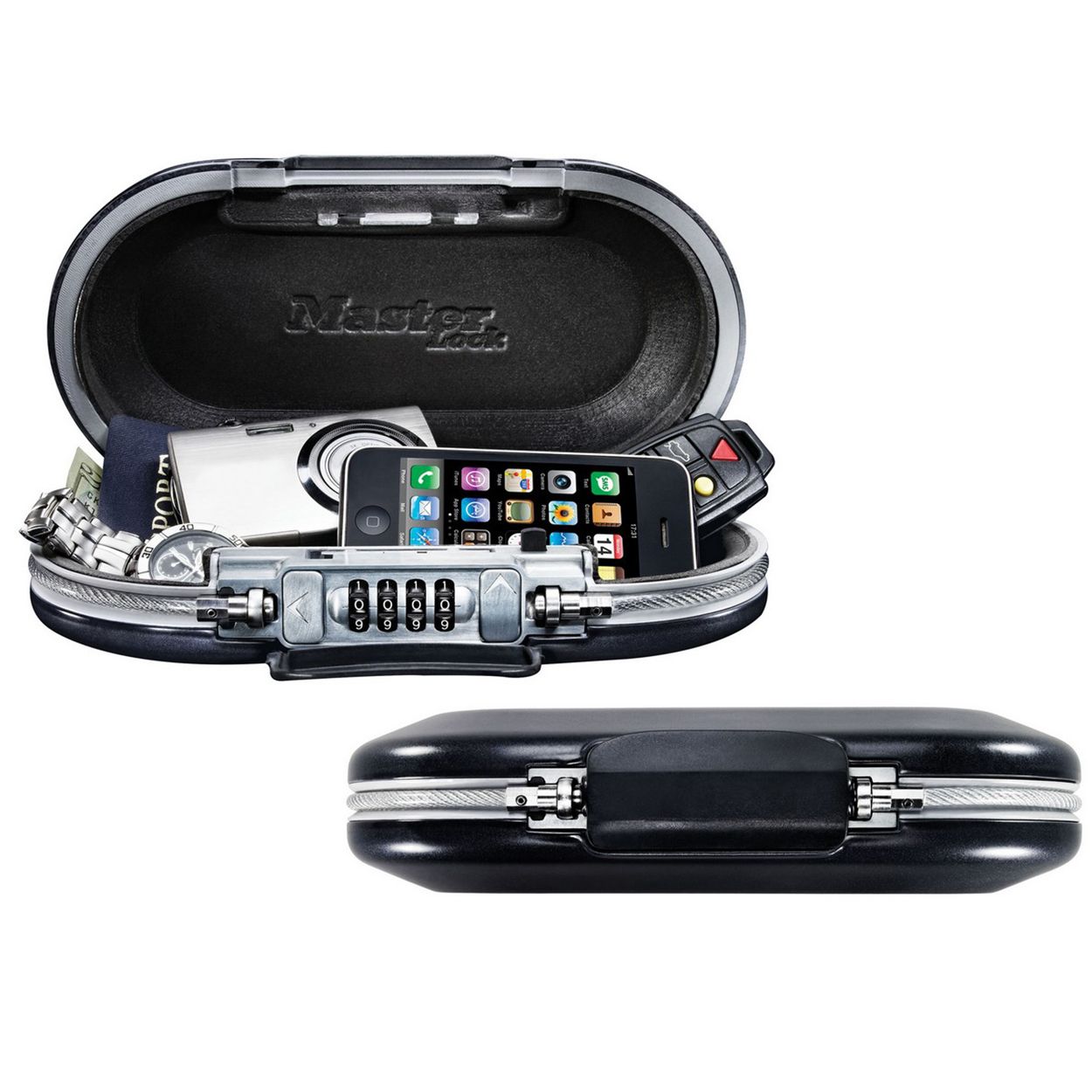 Master Lock Mini Travel Safe with Cable