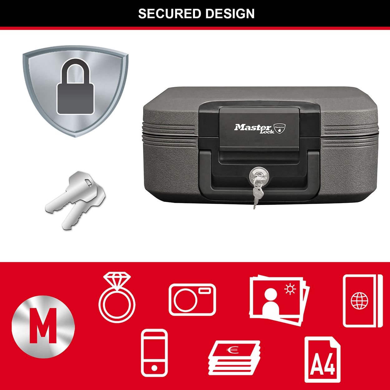 Master Lock Fireproof Security Safe