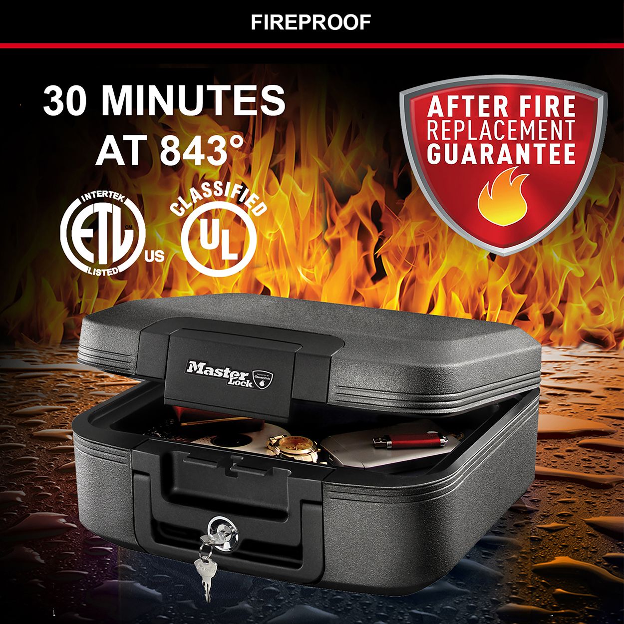 Master Lock Fireproof Security Safe