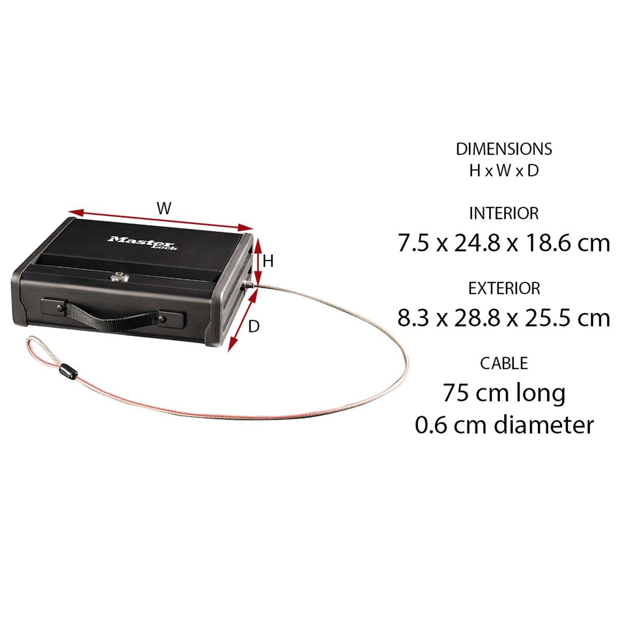 Master Lock Small Travel Key Safe