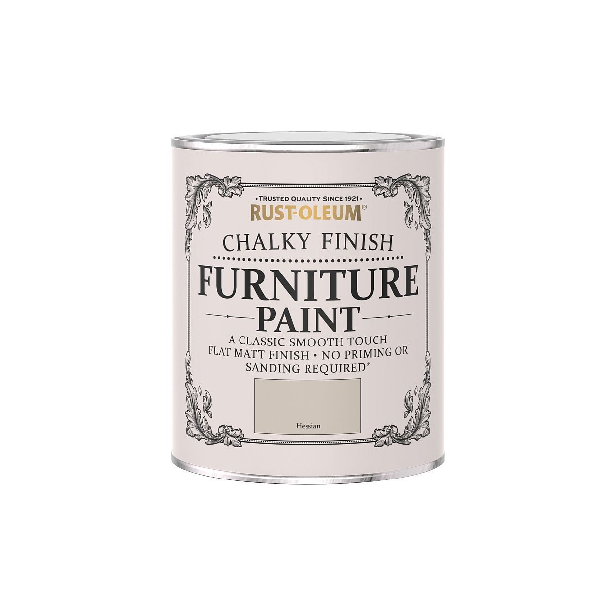 Rust-Oleum Chalky Finish Furniture Paint Hessian 750ml