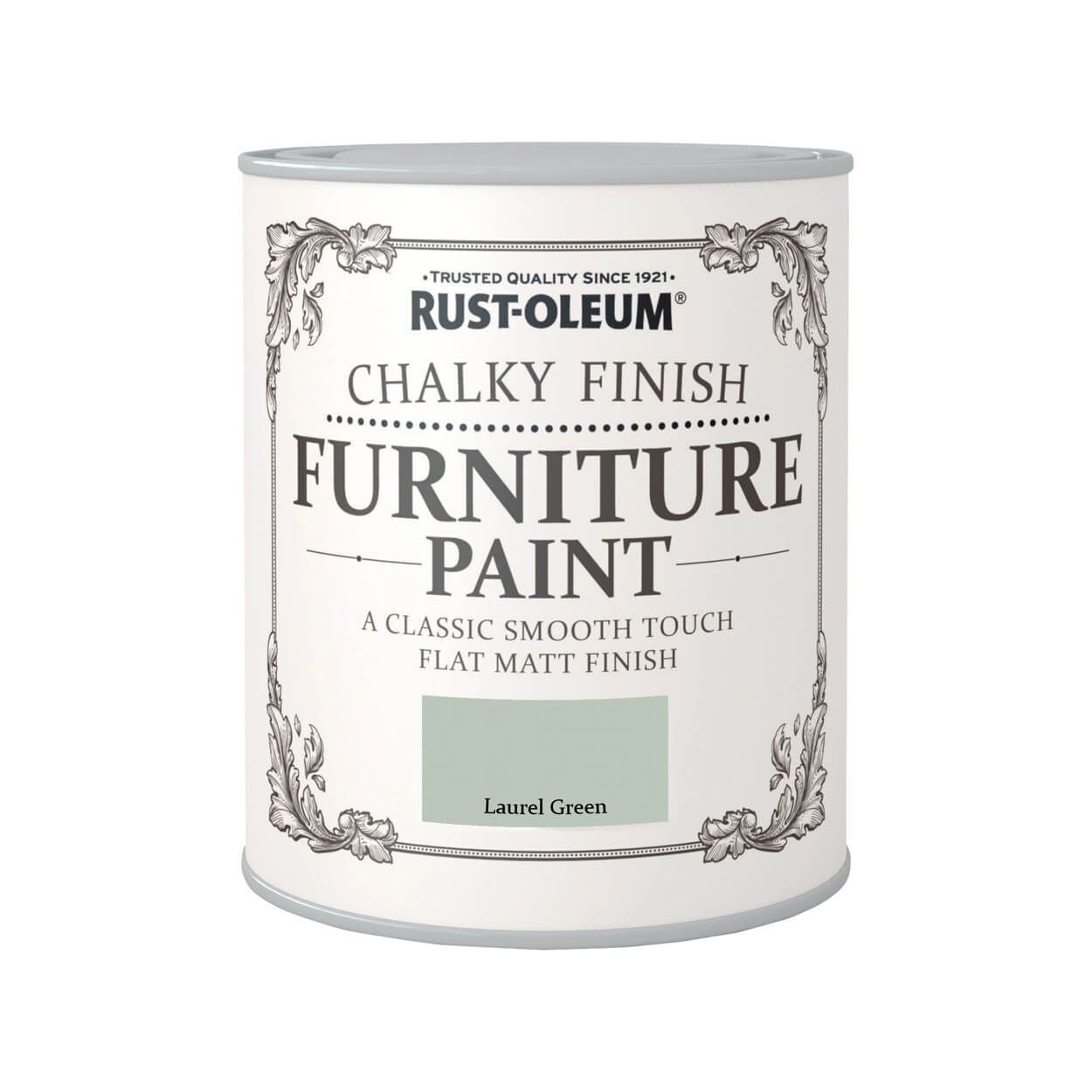 Rust-Oleum Chalky 125ml Furniture Paint Laurel Green