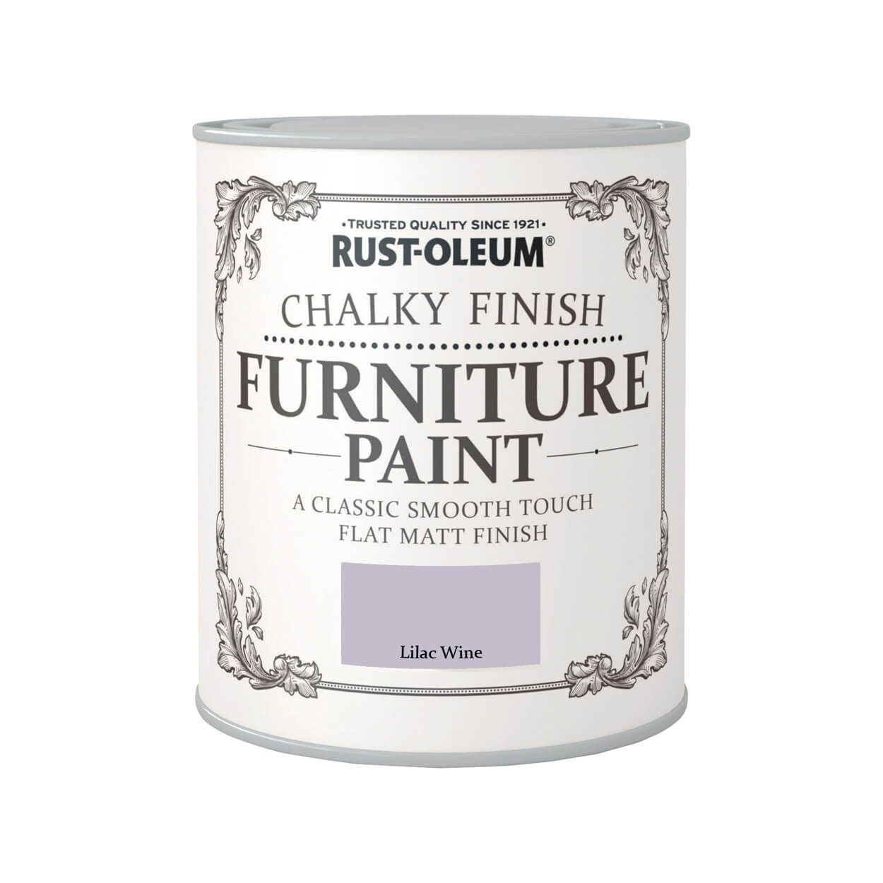 Rust-Oleum Chalky 125ml Furniture Paint Lilac Wine