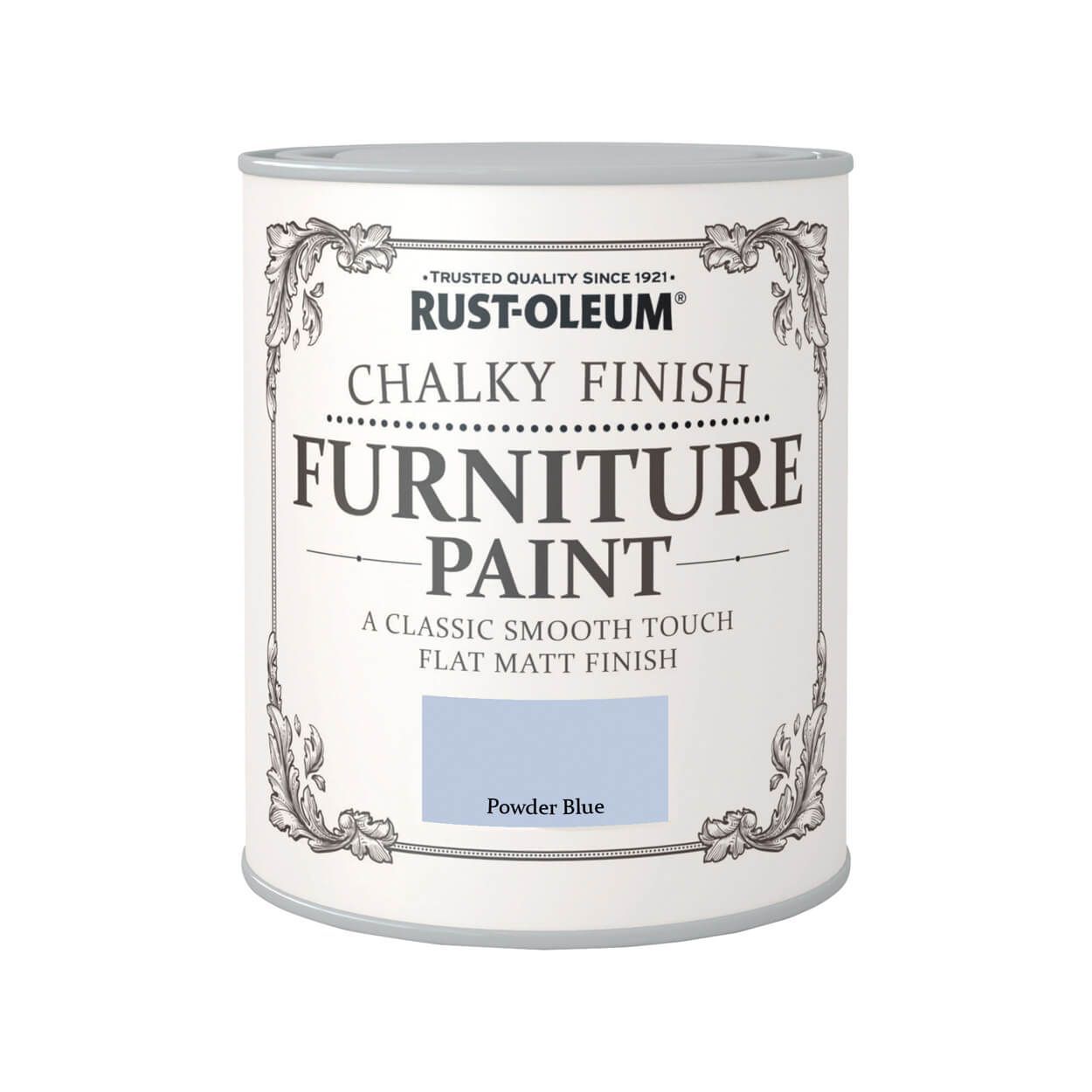 Rust-Oleum Chalky 125ml Furniture Paint Powder Blue