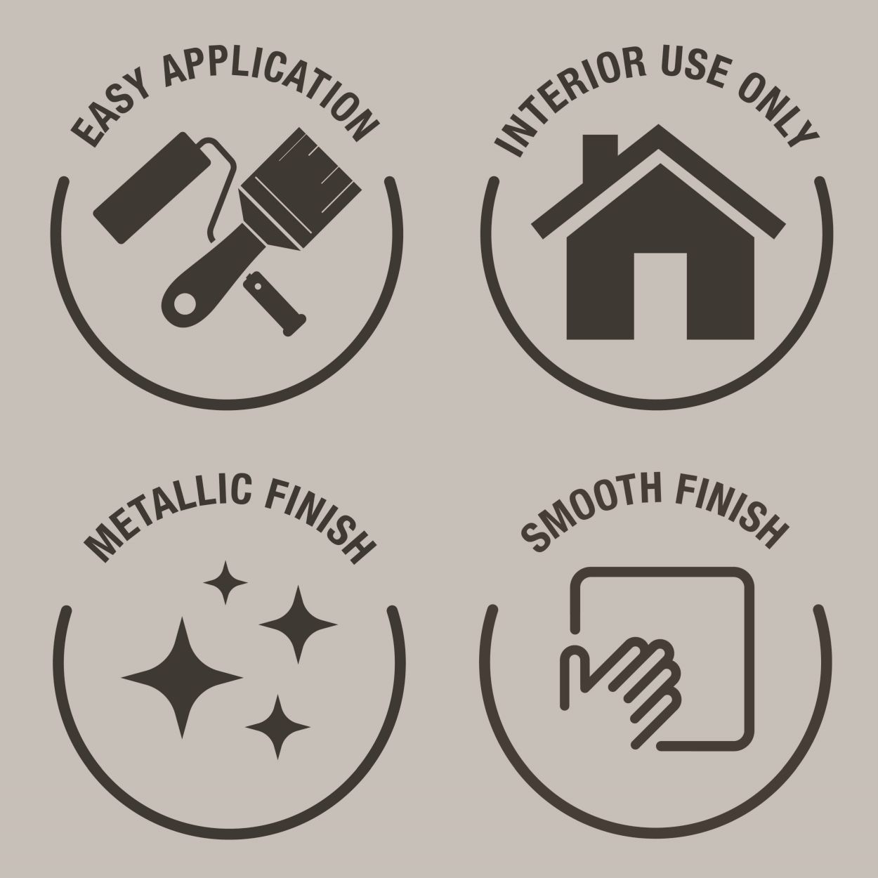 Rust-Oleum Metallic Finish 125ml Furniture Paint Silver Sum