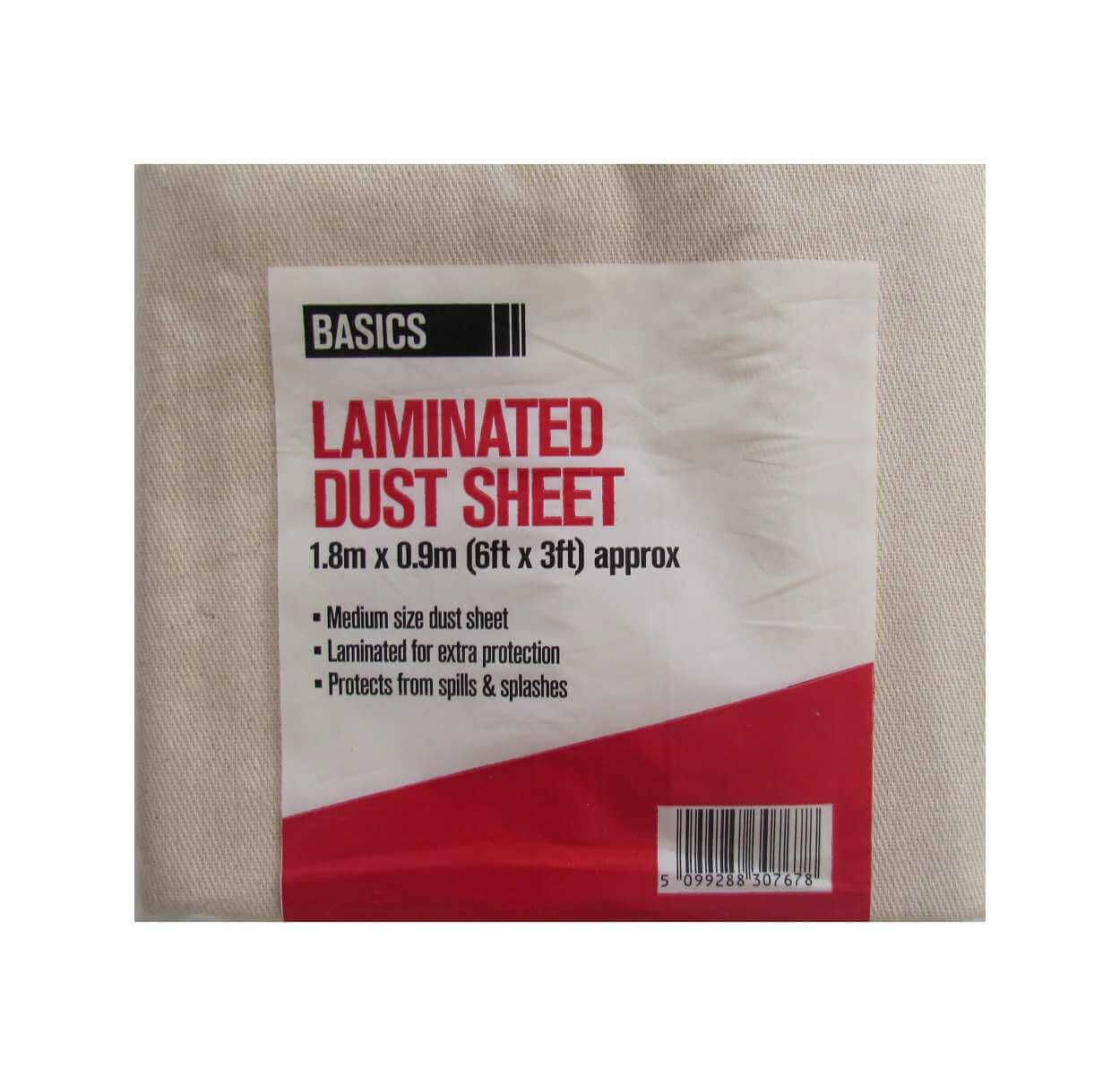 Basics 6x3 Laminated Dust Sheet