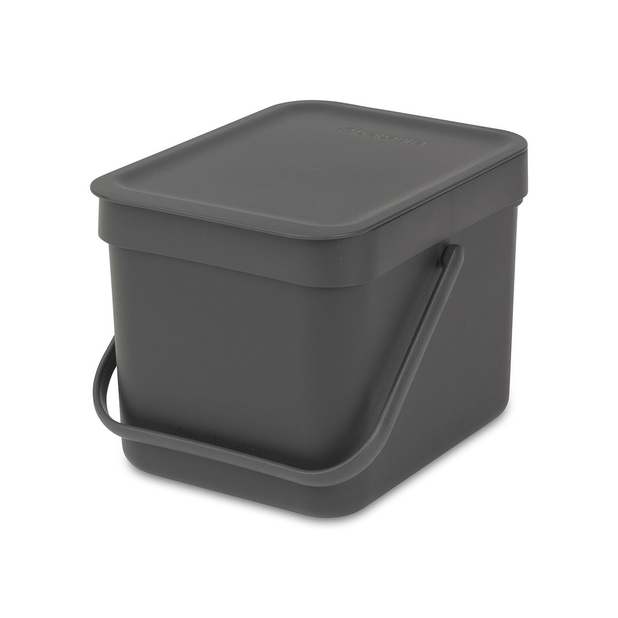 Brabantia Sort & Go 6L Food Waste Caddy - Grey