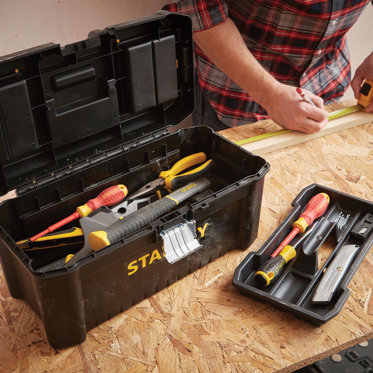 Stanley 16" Toolbox with Metal Latches